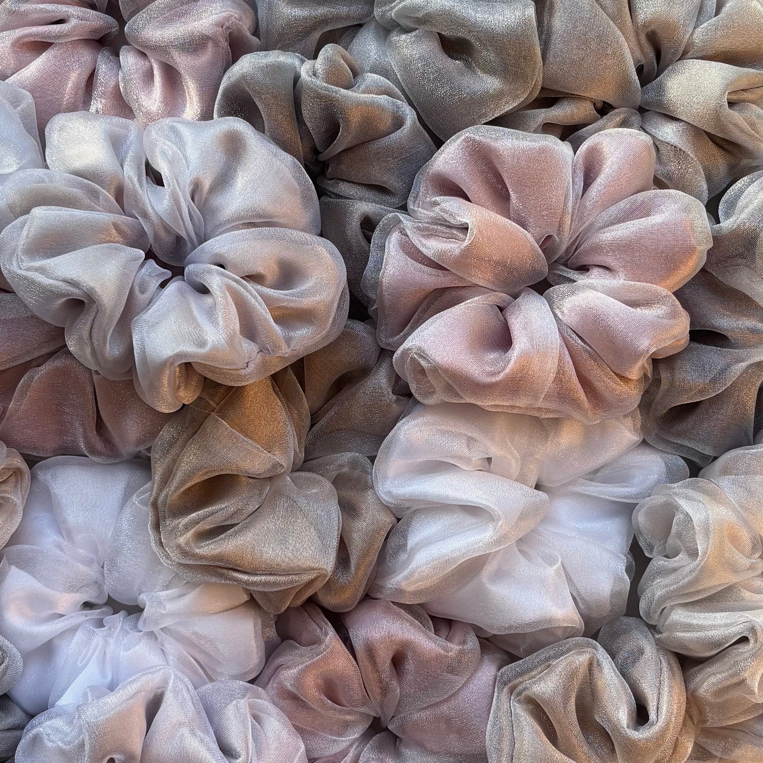 Heaps of double scrunchies